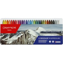 CARAN D&rsquo;ACHE Neocolor II, L: 10 cm, tykkelse 8,5 mm, ass. farver, 30 stk./ 1 pk.