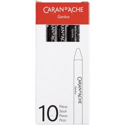 CARAN D&rsquo;ACHE Neocolor II, L: 10 cm, tykkelse 8,5 mm, black (009), 10 stk./ 1 pk.