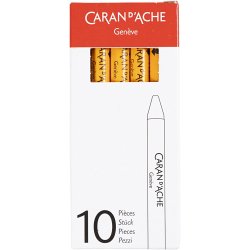 CARAN D&rsquo;ACHE Neocolor II, L: 10 cm, tykkelse 8,5 mm, orange (030), 10 stk./ 1 pk.