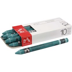 CARAN D&rsquo;ACHE Neocolor II, L: 10 cm, tykkelse 8,5 mm, emerald green (210), 10 stk./ 1 pk.
