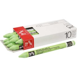 CARAN D&rsquo;ACHE Neocolor II, L: 10 cm, tykkelse 8,5 mm, yellow green (230), 10 stk./ 1 pk.