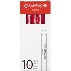 CARAN D&rsquo;ACHE Neocolor II, L: 10 cm, tykkelse 8,5 mm, carmine (080), 10 stk./ 1 pk.