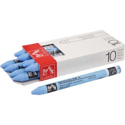 CARAN D&rsquo;ACHE Neocolor II, L: 10 cm, tykkelse 8,5 mm, light blue (161), 10 stk./ 1 pk.