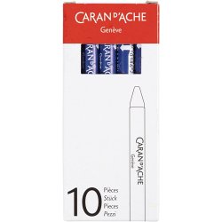 CARAN D&rsquo;ACHE Neocolor II, L: 10 cm, tykkelse 8,5 mm, prussian blue (159), 10 stk./ 1 pk.