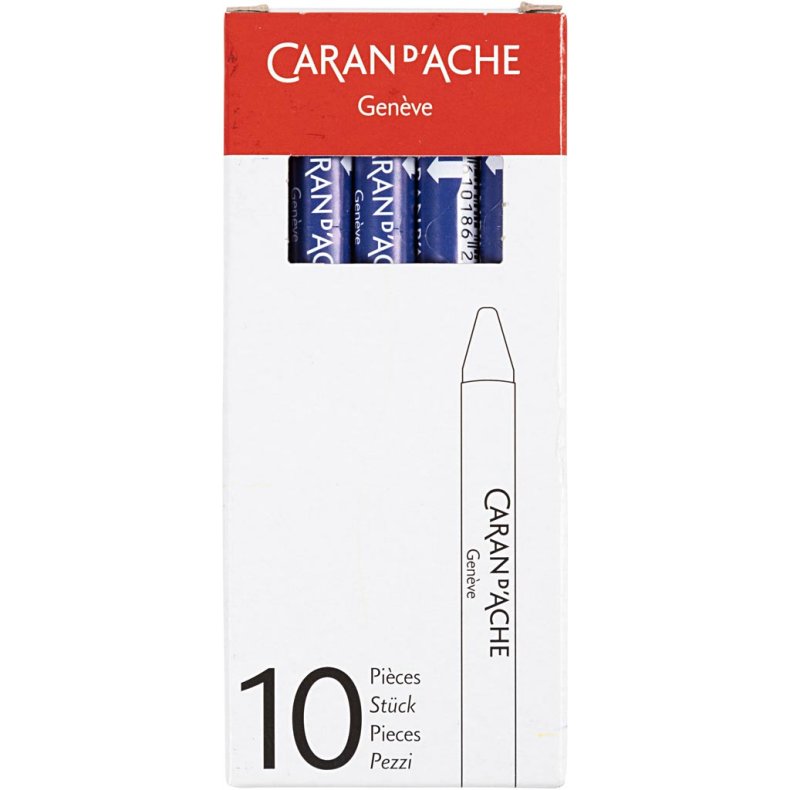 CARAN D&rsquo;ACHE Neocolor II, L: 10 cm, tykkelse 8,5 mm, prussian blue (159), 10 stk./ 1 pk.