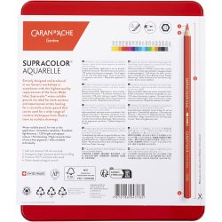 CARAN D&rsquo;ACHE Supracolor II, L: 17 cm, mine 3.8 mm, ass. farver, 18 stk./ 1 pk.