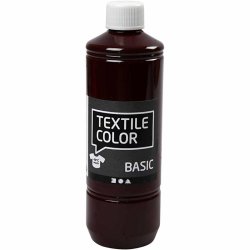 Tekstilmaling, aubergine, 500 ml/ 1 fl.