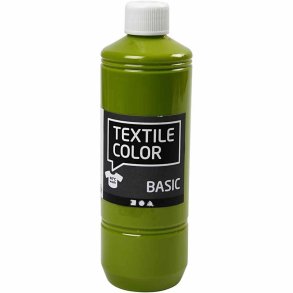 Tekstilmaling, kiwi, 500 ml/ 1 fl.