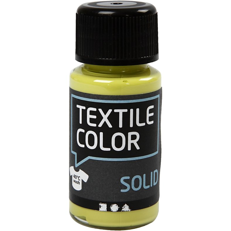 Textile Solid, d&aelig;kkende, kiwi, 50ml/ 1 fl.