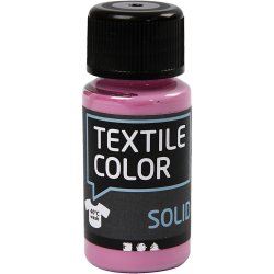 Textile Solid, d&aelig;kkende, pink, 50 ml/ 1 fl.