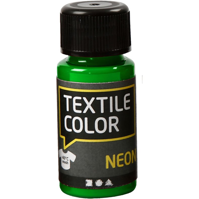 Textile Color, neon gr&oslash;n