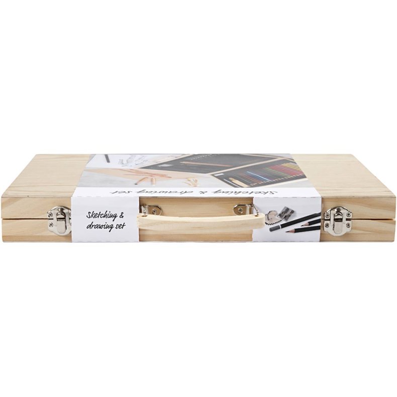 Skitse- og tegnes&aelig;t, ass. farver, 1 stk.