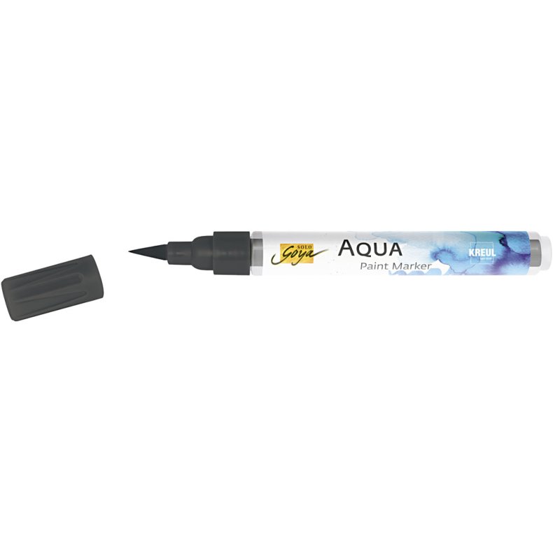SOLO GOYA Aqua Paint Marker, sort, 1 stk.