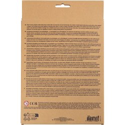 Akvareltusch, Pastel, streg 2+4-8 mm, ass. farver, 12 stk./ 1 pk.