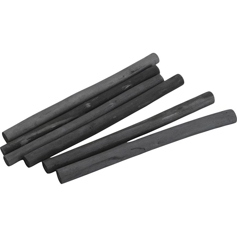 Tegnekul, L: 115 mm, diam. 10 mm, medium, 6 stk./ 1 pk.