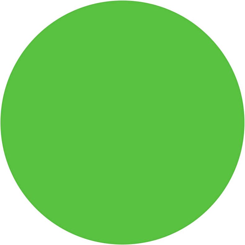 Vandfarve, H: 16 mm, diam. 44 mm, gr&oslash;n, 6 stk./ 1 pk.