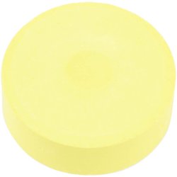 Vandfarve, H: 16 mm, diam. 44 mm, gul, 6 stk./ 1 pk.