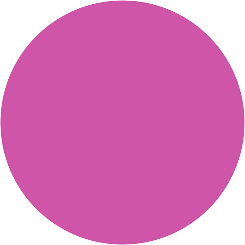 Vandfarve, H: 16 mm, diam. 44 mm, cerise, 6 stk./ 1 pk.