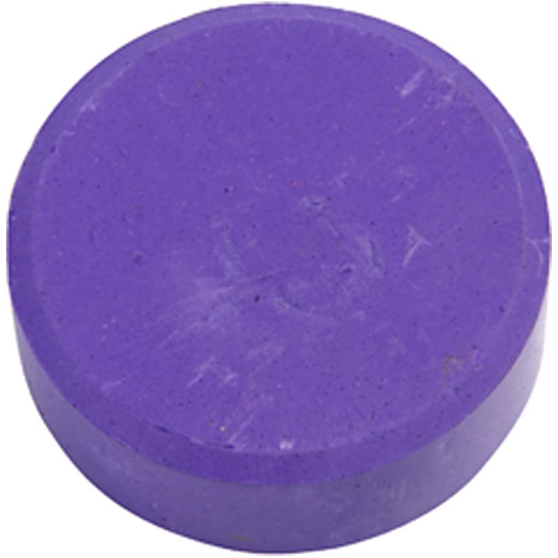 Vandfarve, H: 16 mm, diam. 44 mm, lilla, 6 stk./ 1 pk.