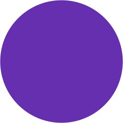 Vandfarve, H: 16 mm, diam. 44 mm, lilla, 6 stk./ 1 pk.