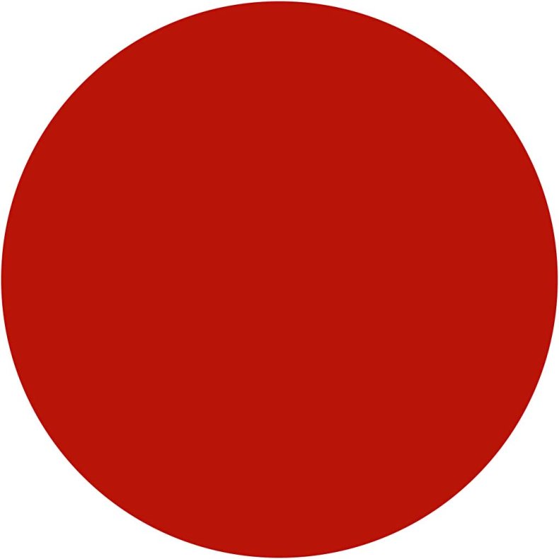 Vandfarve, H: 19 mm, diam. 57 mm, r&oslash;d, 6 stk./ 1 pk.