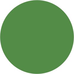 Vandfarve, H: 19 mm, diam. 57 mm, m&oslash;rk gr&oslash;n, 6 stk./ 1 pk.