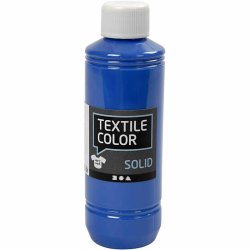Textile Solid, d&aelig;kkende, brilliant bl&aring;, 250 ml/ 1 fl.