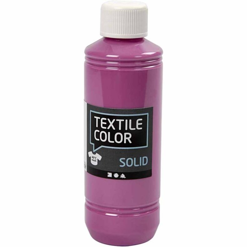 Textile Solid, d&aelig;kkende, fuchsia, 250 ml/ 1 fl.