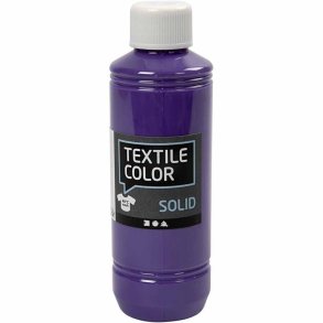 Textile Solid, dækkende, lilla, 250 ml/ 1 fl.