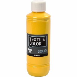 Textile Solid, d&aelig;kkende, gul, 250 ml/ 1 fl.