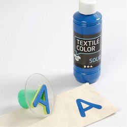 Textile Solid, d&aelig;kkende, ass. farver, 12x250 ml/ 1 pk.