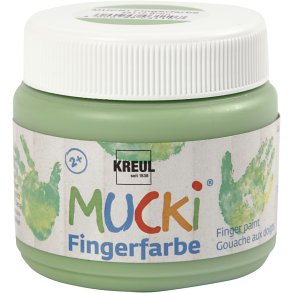 Mucki Fingermaling, grøn, 150 ml/ 1 ds.