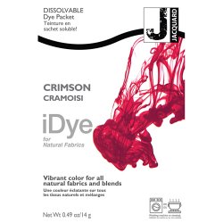 iDye Naturtekstiler, crimson (090), 14 g/ 1 pk.