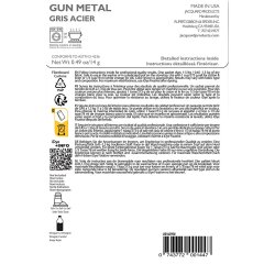 iDye Naturtekstiler, gr&aring; metal, 14 g/ 1 pk.