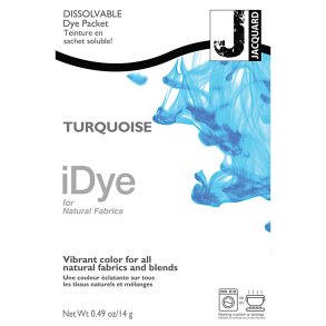 iDye Naturtekstiler, turkis, 14 g/ 1 pk.
