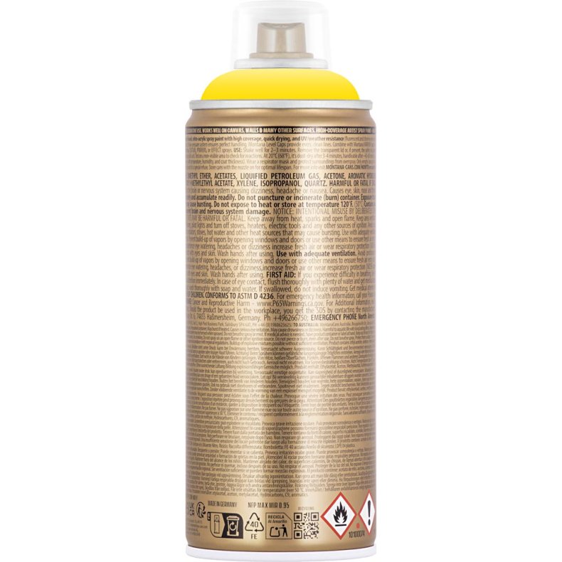 Spraymaling, gul, 400 ml/ 1 ds.