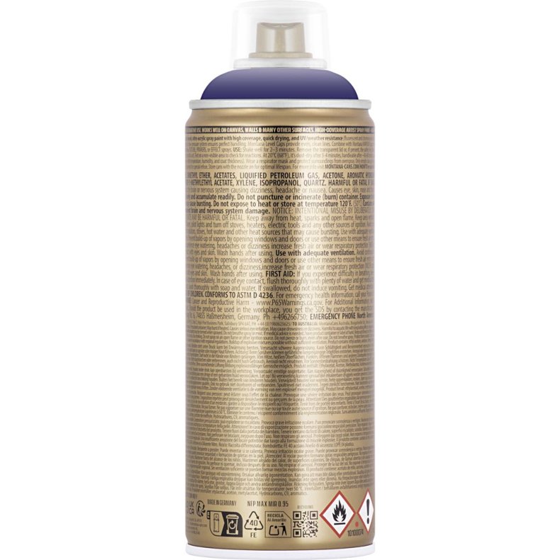 Spraymaling, lilla, 400 ml/ 1 ds.