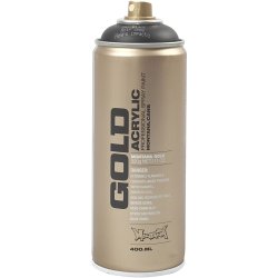 Spraymaling, sort, 400 ml/ 1 ds.