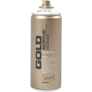 Spraymaling, hvid, 400 ml/ 1 ds.