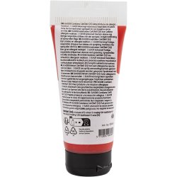 Art Akrylmaling, halvblank, halvd&aelig;kkende, kadmium r&oslash;d, 75 ml/ 1 fl.