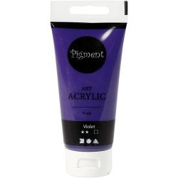 Art Akrylmaling, halvblank, d&aelig;kkende, violet blue, 75 ml/ 1 fl.