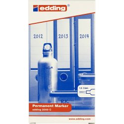 Edding markere, nr. 2000, streg 1,5-3 mm, ass. farver, 10 stk./ 1 pk.