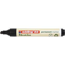 Edding Ecoline markere 22, nr. 22, streg 1x5 mm, sort, 1 stk.
