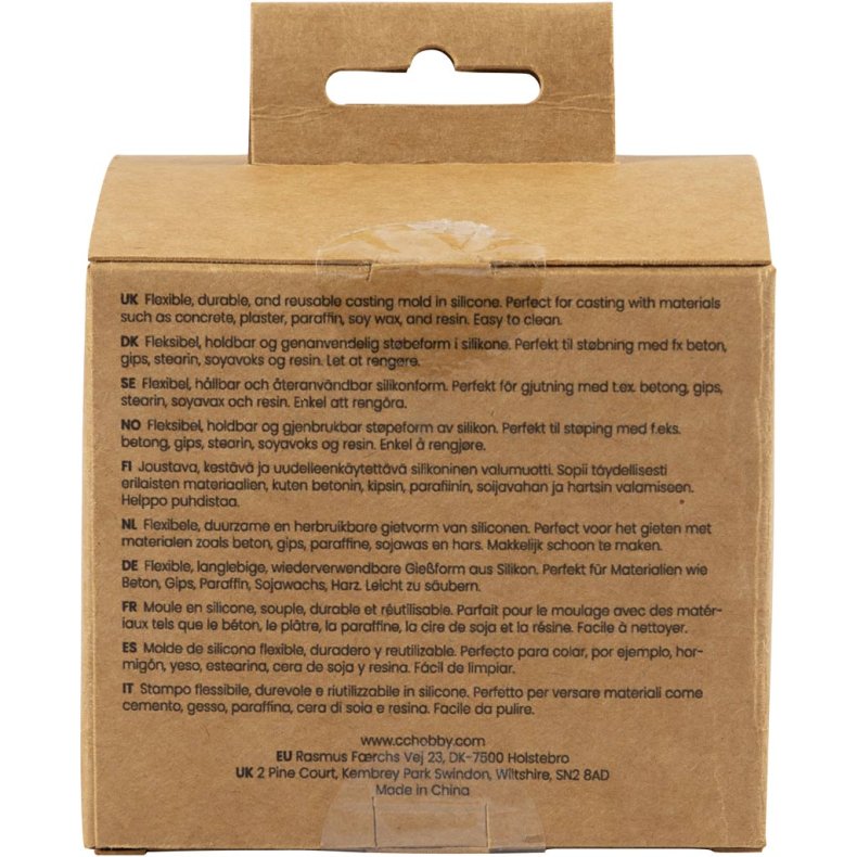 Silikoneform, Firkant med bobler, H: 5 cm, B: 6 cm, diam. 6 cm, 1 stk./ 1 pk.