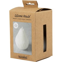 Silikoneform, Rillet dr&aring;beform, H: 8 cm, diam. 7 cm, 1 stk./ 1 pk.