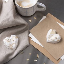 Silikoneform, Facethjerte, H: 2 cm, L: 6 cm, B: 5,8 cm, 2 stk./ 1 pk.