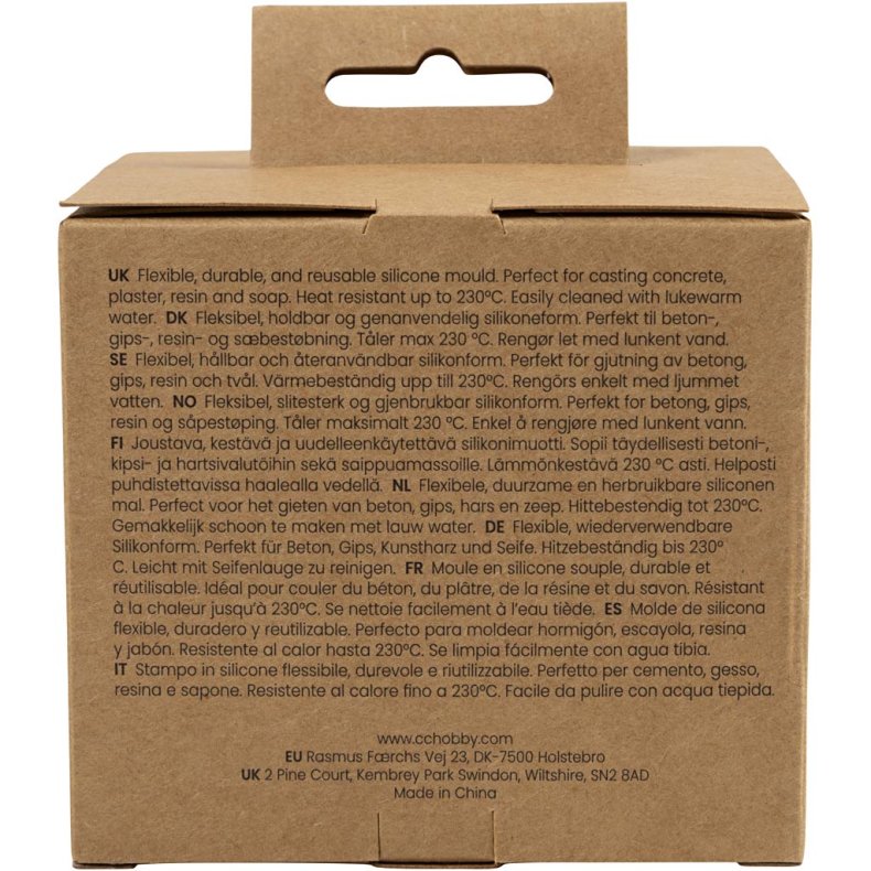 Silikoneform, Facethjerte, H: 2 cm, L: 6 cm, B: 5,8 cm, 2 stk./ 1 pk.