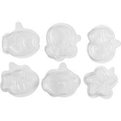 St&oslash;beform, Havtema, H: 1,2 cm, L: 4-6 cm, 6 stk./ 1 pk.