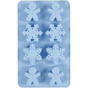 Silikoneform, iskrystaller og sm&aring;kagem&aelig;nd, H: 2,5 cm, L: 3 cm, B: 4,5 cm, 12,5 ml, 1 stk.