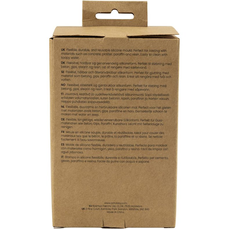 Silikoneform, Julemand, H: 10 cm, B: 6,5 cm, mat transparent, 1 stk./ 1 pk.